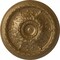 Ekena Millwork Stockport Ceiling Medallion (Fits Canopies up to 6 1/4"), Hand-Painted Pale Gold, 28"OD x 2 3/4"P CM28STPAS - alternate 1